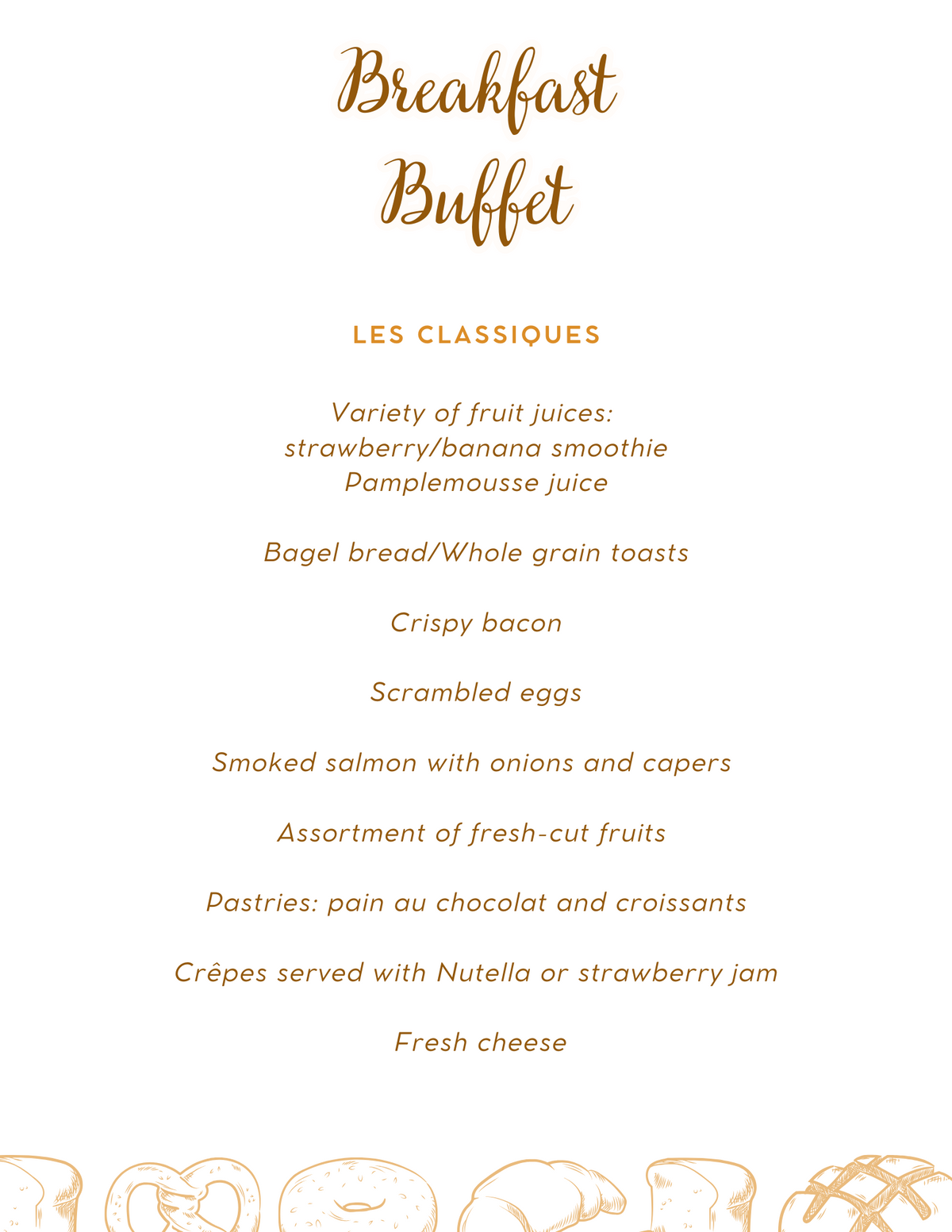 Breakfast Service de Chef Privé – Expérience Culinaire à Domicile