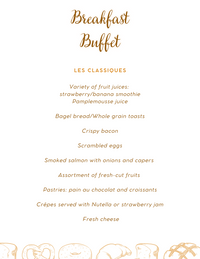 Breakfast Service de Chef Privé – Expérience Culinaire à Domicile